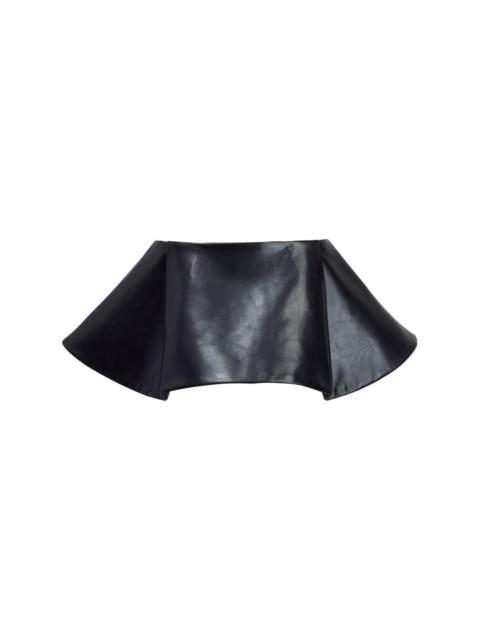 The Ralfa leather miniskirt