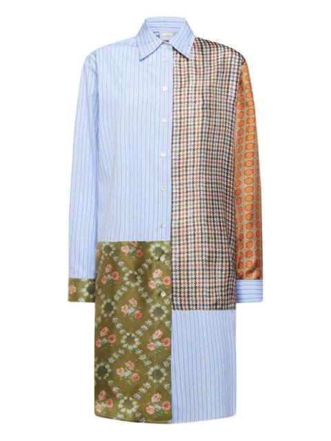 Pierre-Louis Mascia patchwork-design shirt