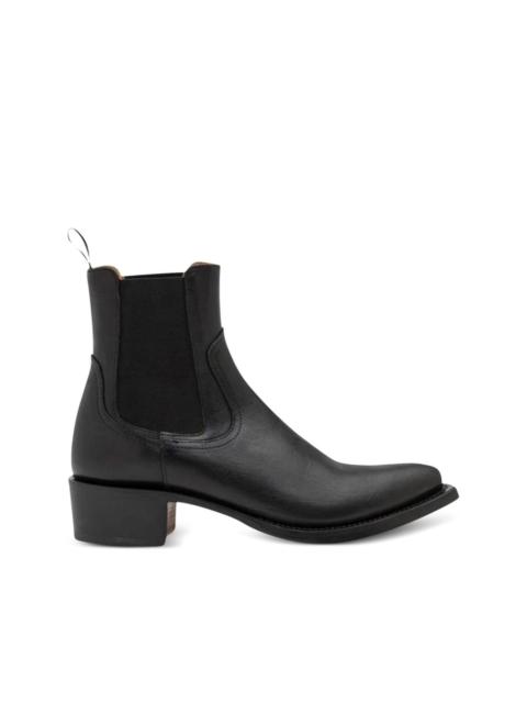424 cowboy ankle boots