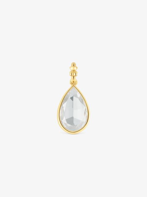 TOUS Small 18K gold vermeil Pendant with rock crystal quartz Medallions