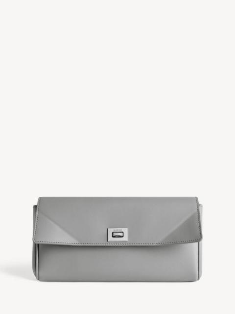 BALENCIAGA Women's Rodeo Continental Wallet in Cloud Grey