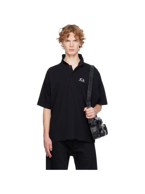 BALENCIAGA Black Laurel Classic Regular Polo