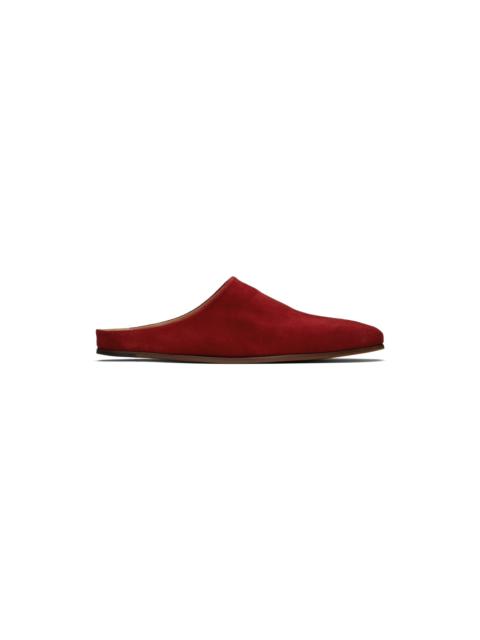 Rhude Red Chateau Suede Mules