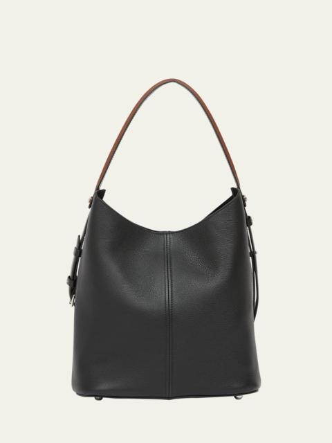 Maison Margiela Dress-Age Leather Hobo Bag
