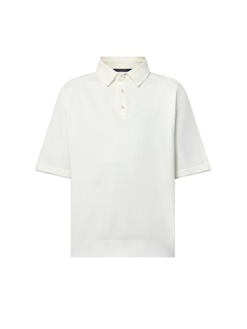 Louis Vuitton Embroidered Short-Sleeved Cotton Blend Polo Shirt