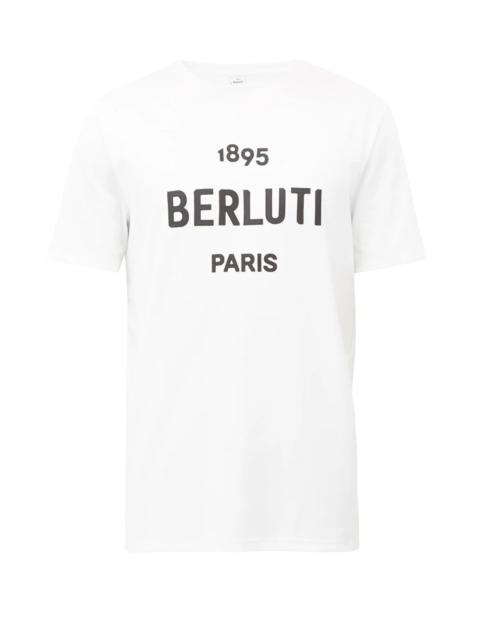Berluti Logo-print cotton-jersey T-shirt