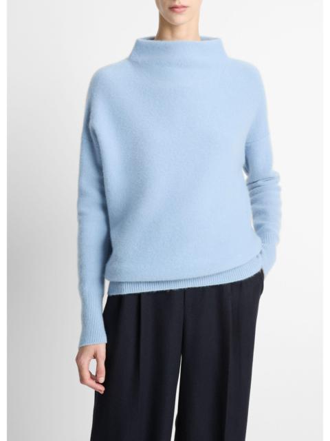 Vince Plush Cashmere Funnel-Neck Sweater