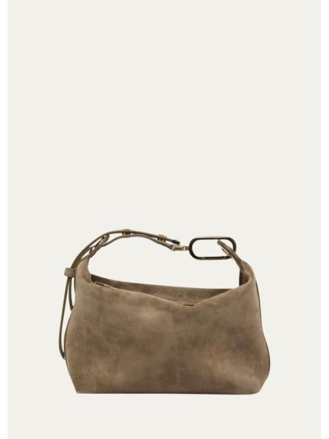 Christian Louboutin Flo Suede Pouch Bag