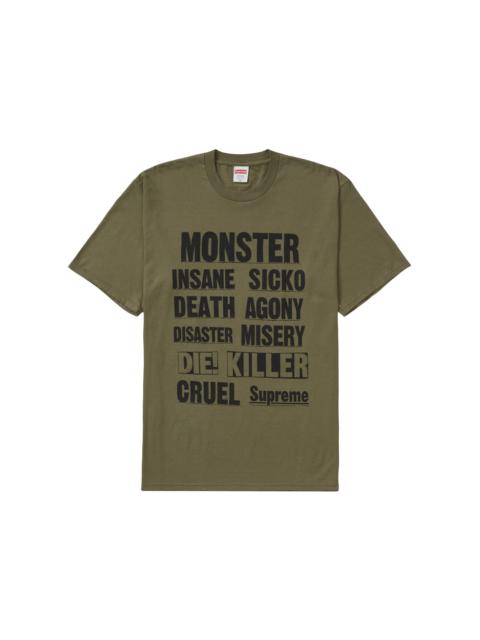 Supreme Monster Tee Light Olive