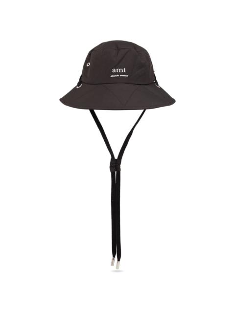 AMI Paris logo-plaque bucket hat