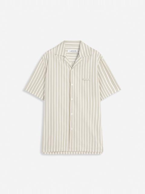 Lanvin STRIPED BOWLING SHIRT