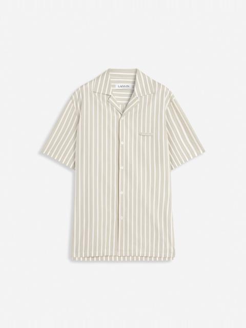 Lanvin STRIPED BOWLING SHIRT