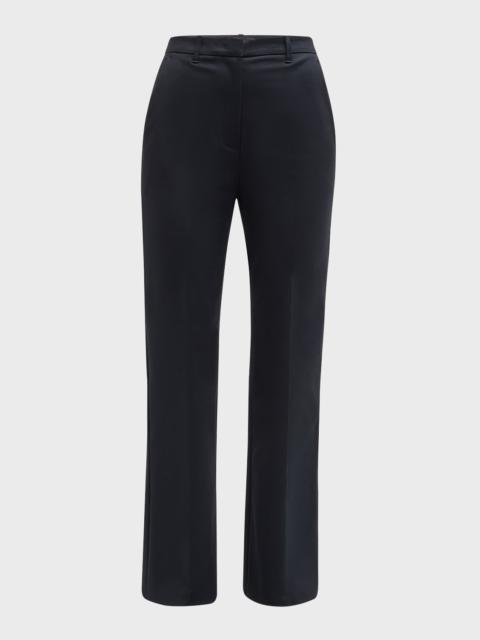 EMPORIO ARMANI Bootcut Couture Cotton Trousers