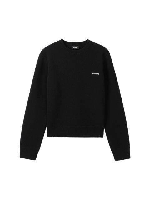 Logo-embroidered jumper