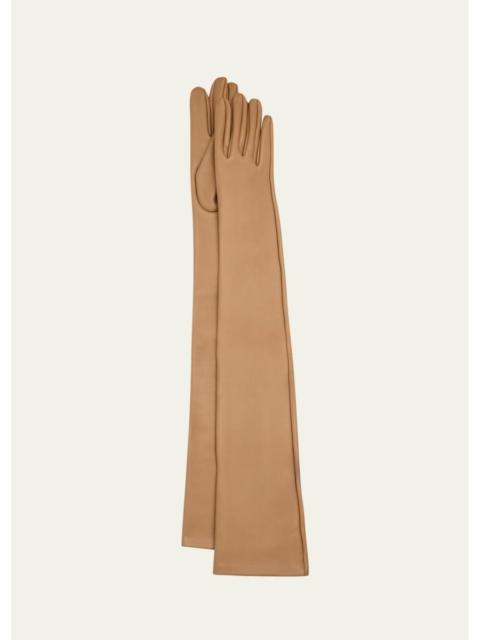 MICHAEL KORS COLLECTION Long Leather Gloves