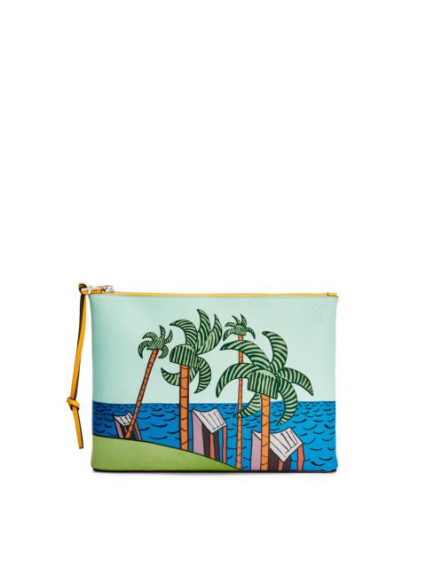 Loewe Easter Island Oblong Pouch in classic calfskin