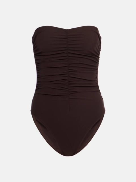 KARLA COLLETTO Basics ruched swimsuit