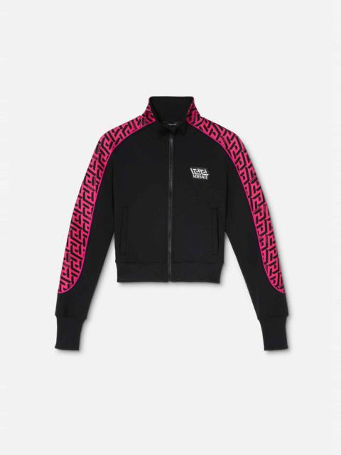 VERSACE Greca Signature Accent Gym Sweatshirt