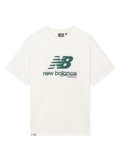 New Balance New Balance Essentials Graphic Logo Tee 'White Green' 5ED25333-CRE