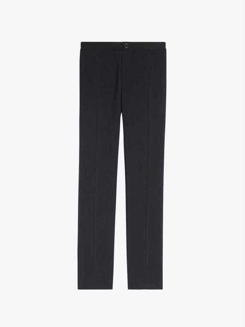 High-rise stretch-jersey trousers
