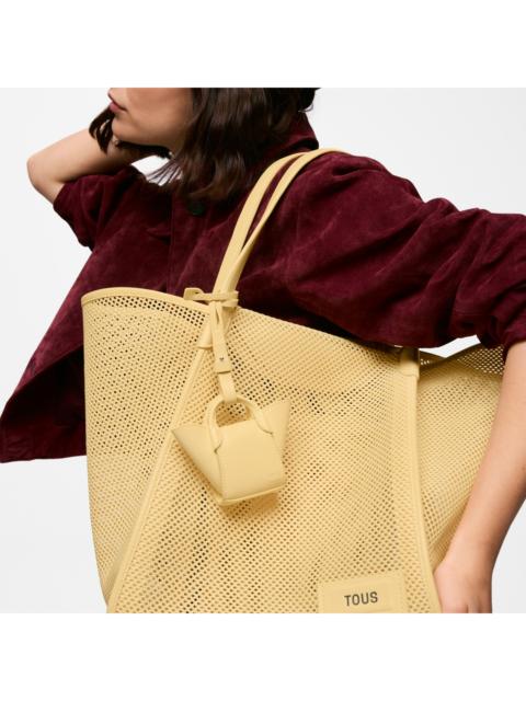 TOUS Large yellow Tote bag TOUS Tulip Mesh