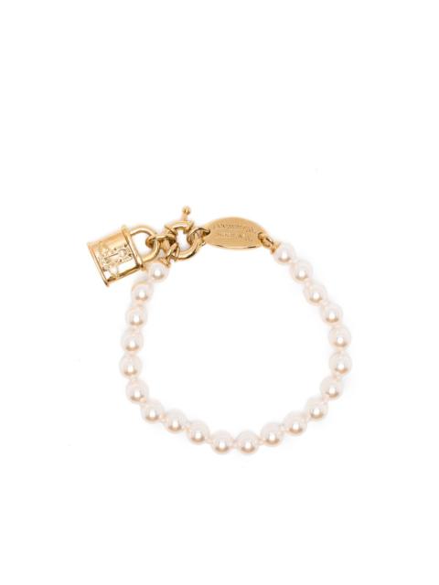Vivienne Westwood small Celestia padlock-pendant bracelet