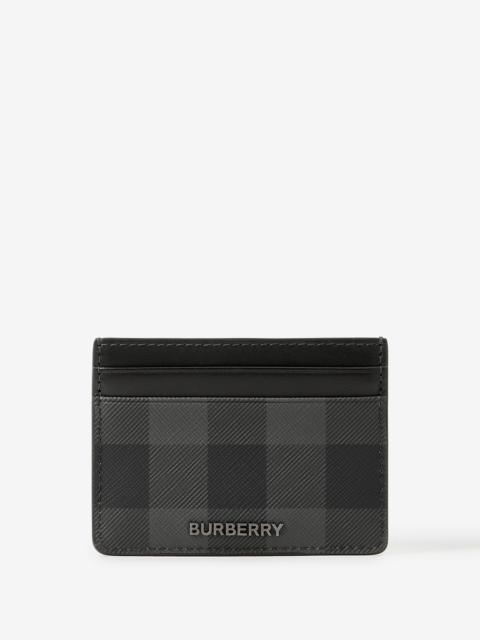 Burberry Check and Leather Card Case