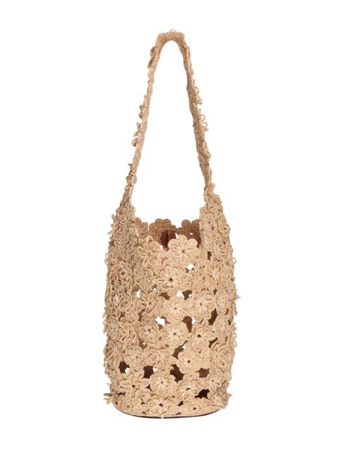 Zimmermann FLORAL CROCHET TOTE