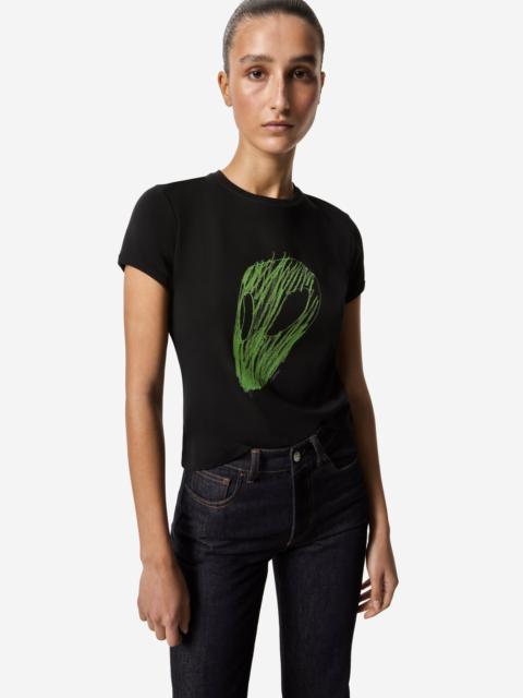 COPERNI Slim Fit T-Shirt Alien Head Print