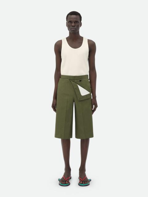 Bottega Veneta Compact Cotton Shorts