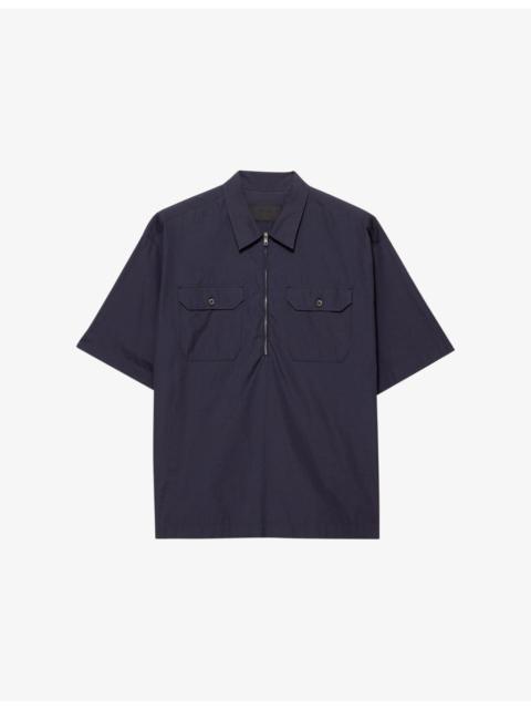 Prada Short-Sleeve Cotton Shirt