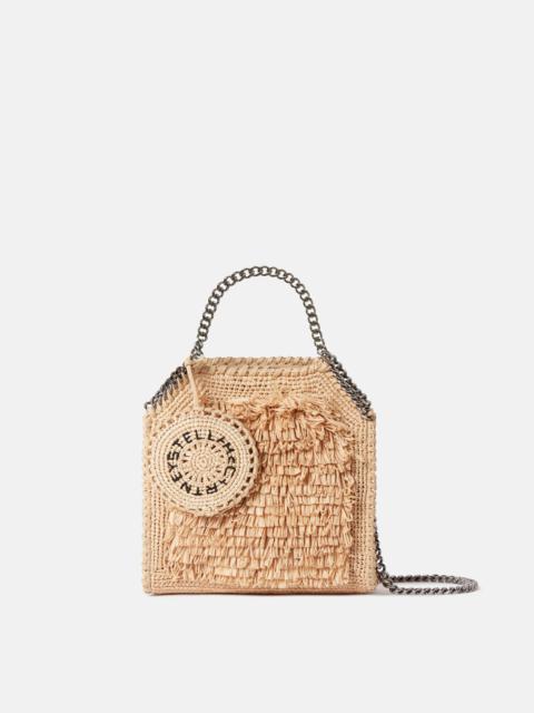 Stella McCartney Falabella Raffia Tiny Tote Bag