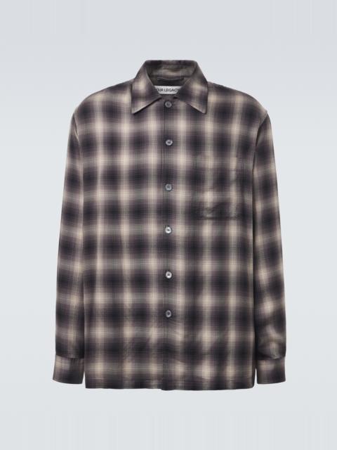 Our Legacy Every checked TENCEL® flannel shirt