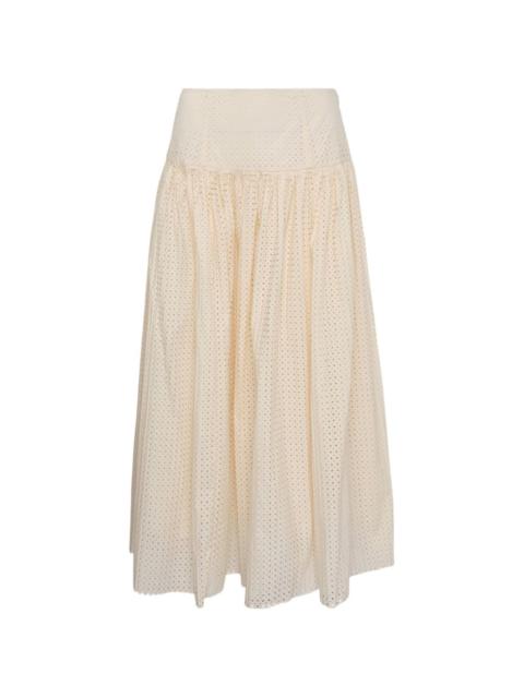 ULLA JOHNSON Nalla A-line midi skirt