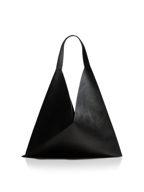 KHAITE Sara Leather Tote black