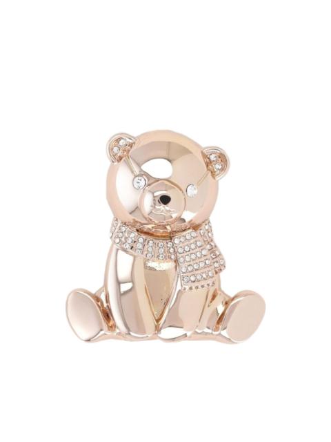Max Mara Teddy crystal-embellished brooch