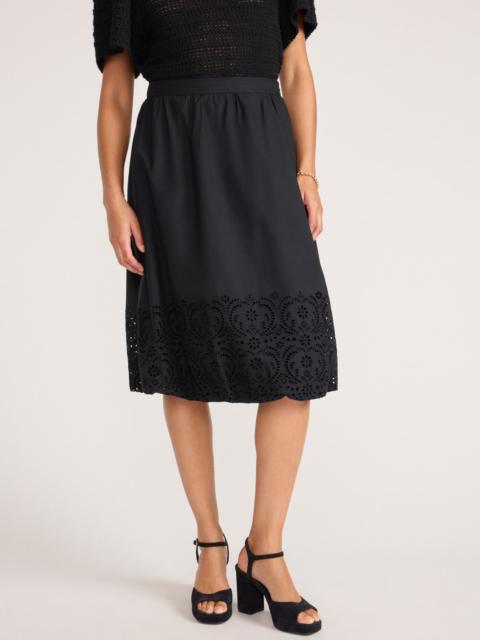 BROCHU WALKER The Loti Eyelet Bubble Skirt