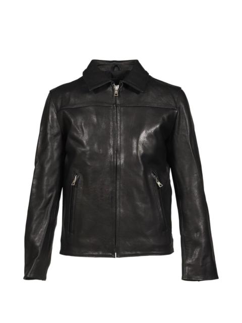 NO/FAITH STUDIOS zip-up leather jacket