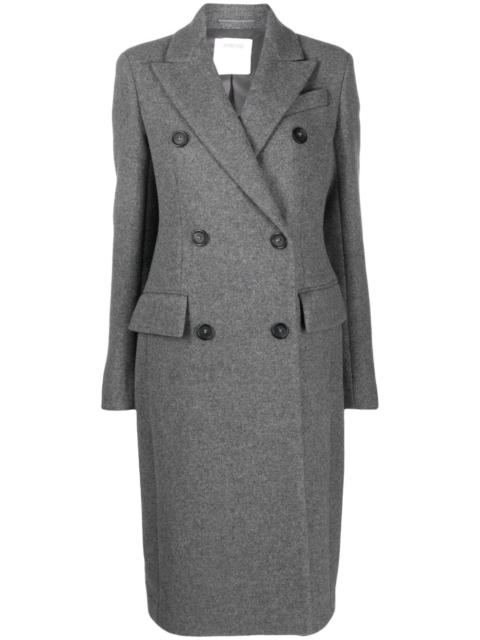 Sportmax double-breasted wool-cashmere coat