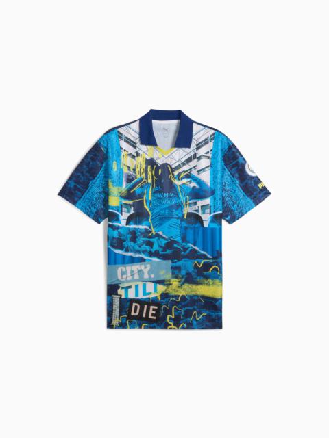 PUMA Manchester City ftblNRGY+ Men's Retro Jersey&nbsp;