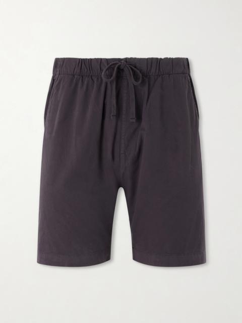Hartford Joggy Straight-Leg Cotton Drawstring Shorts