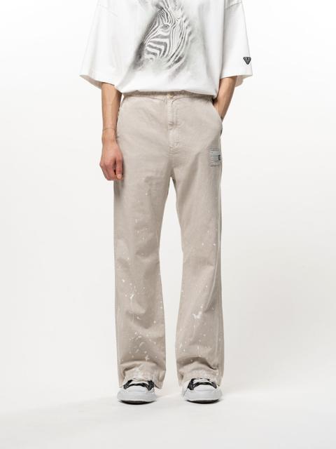 Maison MIHARAYASUHIRO Distressed Cotton Linen Pants
