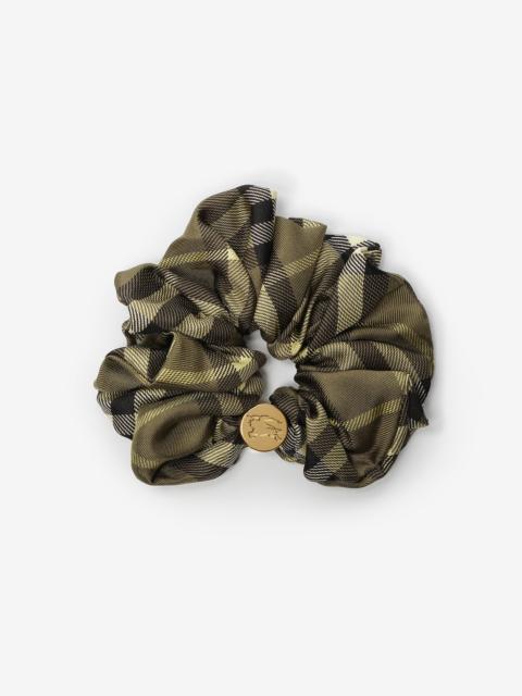Burberry Check Silk Scrunchie