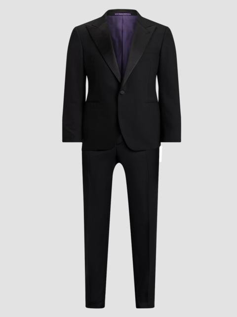 Ralph Lauren Men's Slim-Fit Gregory Barathea Wool Tuxedo - Black