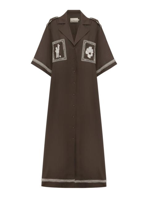 ALÉMAIS Leandra Corded Relaxed Shirtdress
