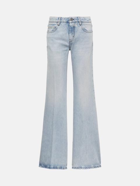 AMI Paris Split-hem flared jeans