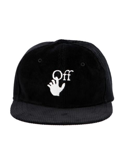 Off-White OFF-WHITE Corduroy Logo Cap Black