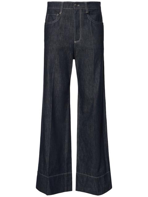 COPERNI Jersey hybrid denim jeans | REVERSIBLE