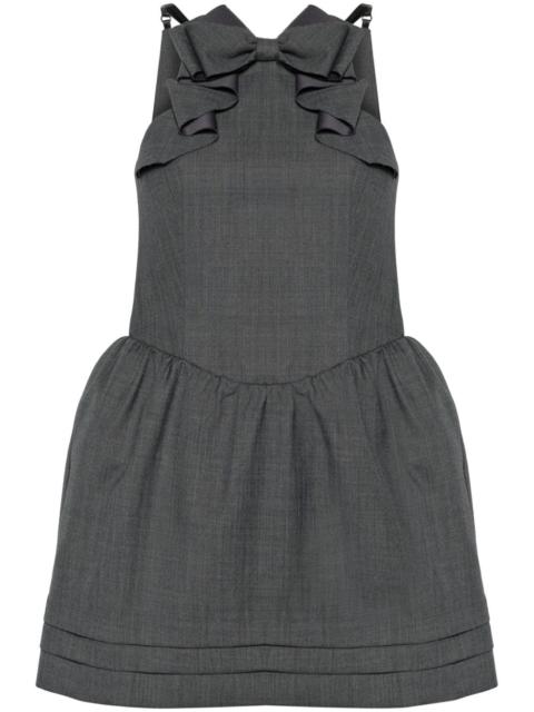 SHUSHU/TONG chambray mini dress