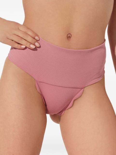 MARYSIA Santa Clara scalloped bikini bottom